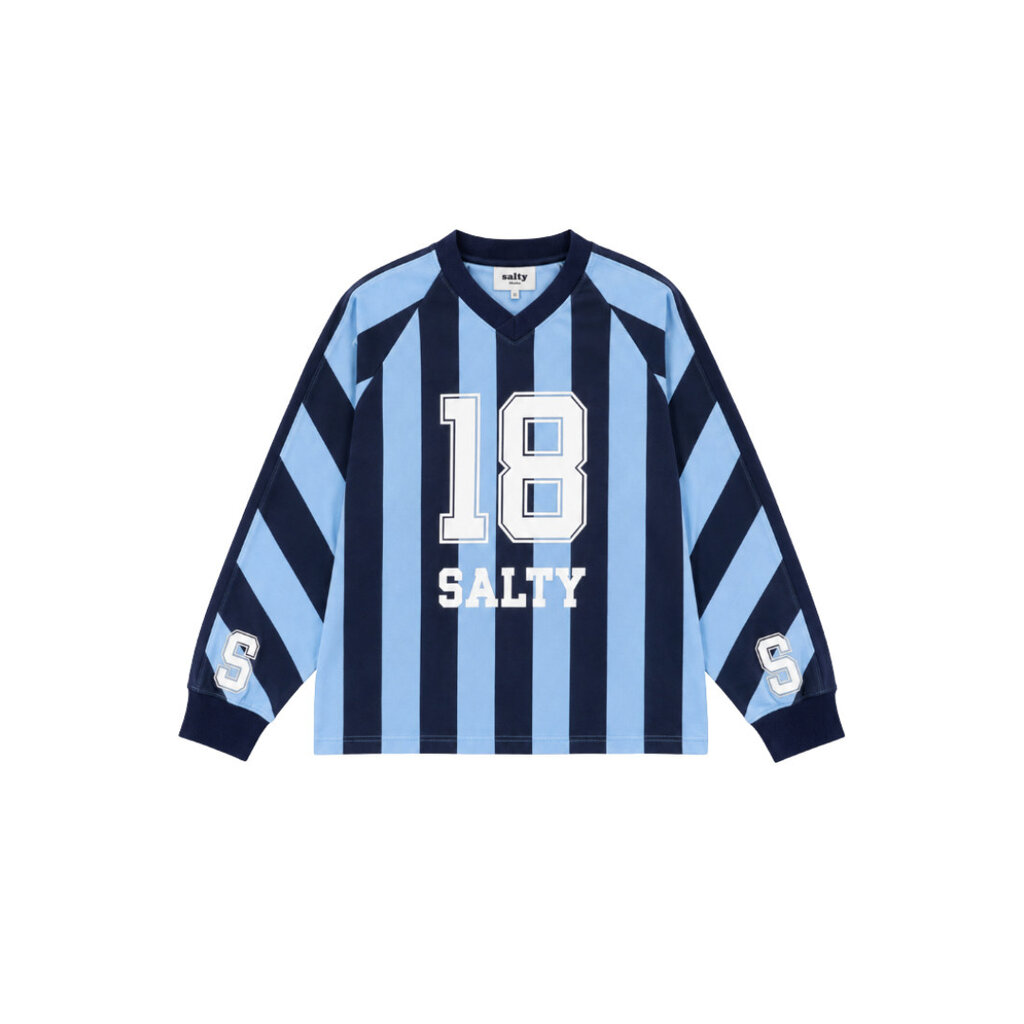 Salty Stitch Longsleeve Sport tee stripes - Blue