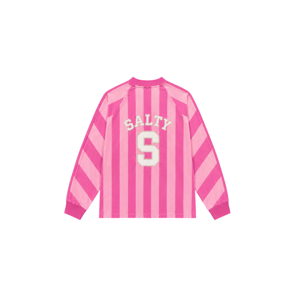 Salty Stitch Longsleeve Sport tee stripes - Pink