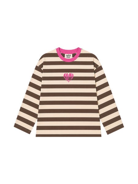 Salty Stitch Longsleeve Skater tee Stripes