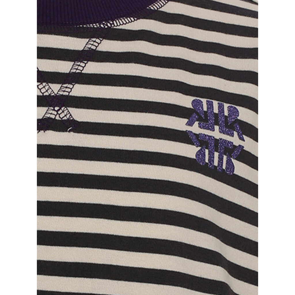LOOXS stripe Tee 2632-5418-094 Graphite