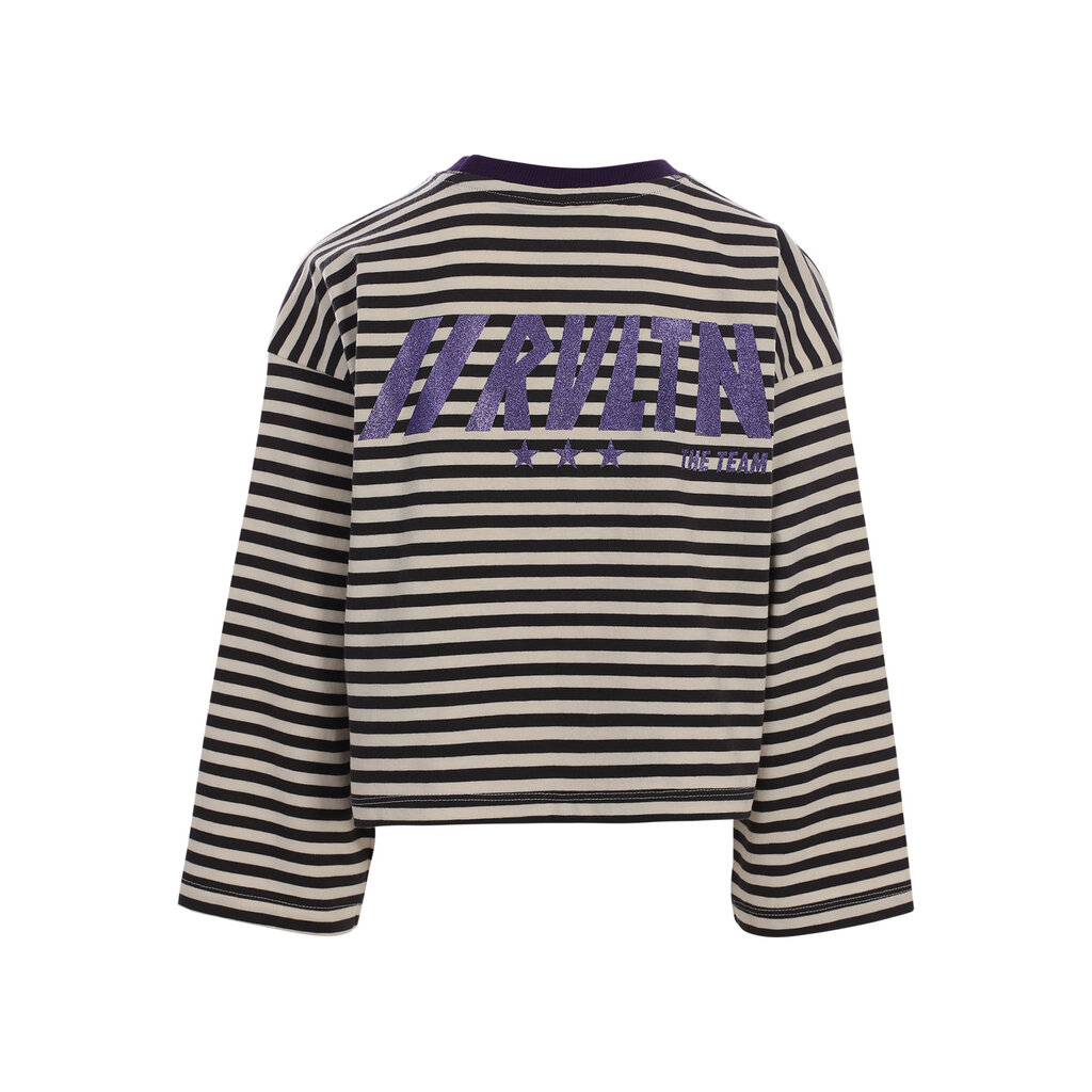 LOOXS stripe Tee 2632-5418-094 Graphite