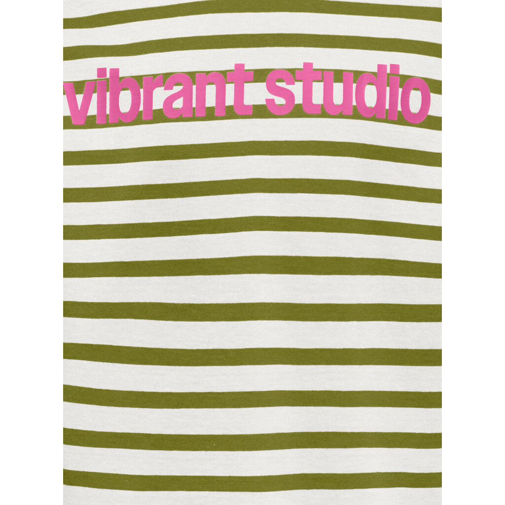 KIDS ONLY KOGLIDA L/S STRIPE TOP JRS 15382349 Cloud Dancer Cardemom Seed