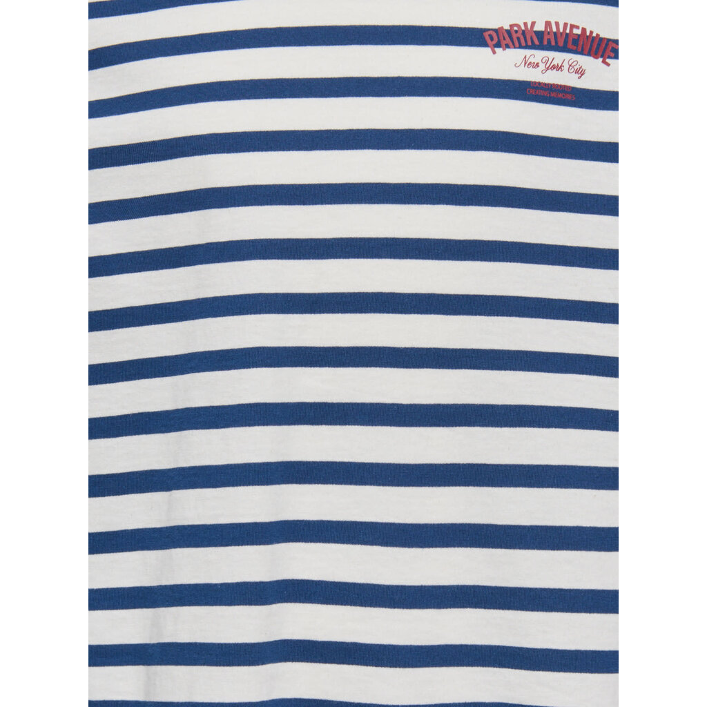 KIDS ONLY KOGLIDA L/S STRIPE TOP JRS 15382349 Cloud Dancer Navy Peony