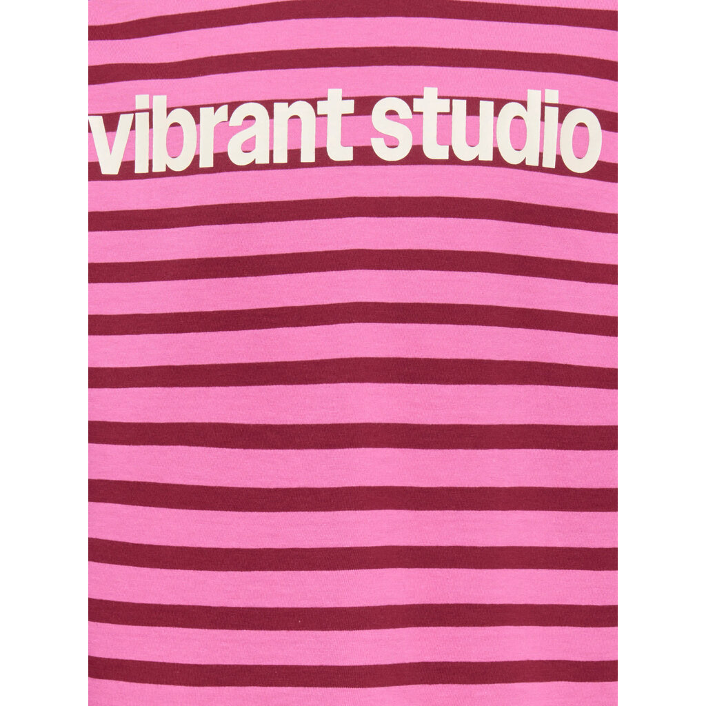 KIDS ONLY KOGLIDA L/S STRIPE TOP JRS 15382349 Fiji Flower Rumba Red