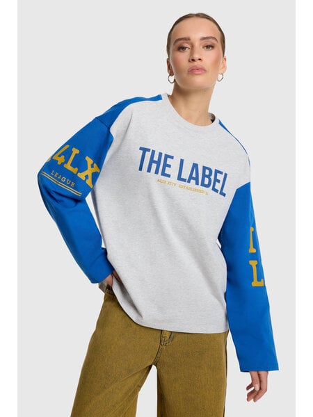 ALIX mix longsleeve t-shirt (2609882955) light grey