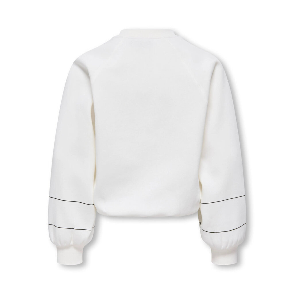 KIDS ONLY KOGCOLETTA L/S V-NECK PRINT SWT 15362087 Cloud Dancer Athletics