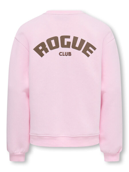 KIDS ONLY KOGVICKY L/S O-NECK CS SWT 15392107 Pink Lady Rogue Club/Bracken