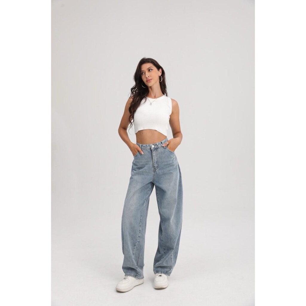 Baggy fit jeans SS - light blue wash