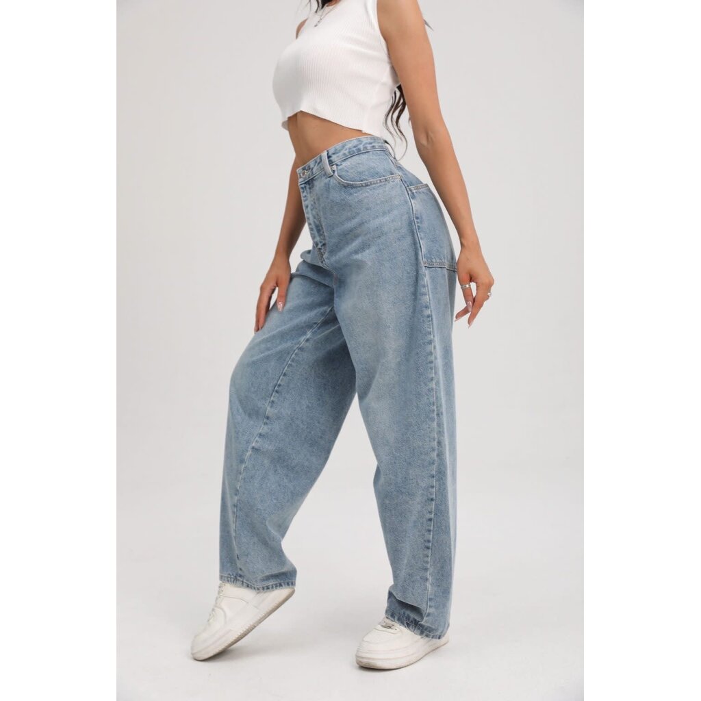 Baggy fit jeans SS - light blue wash