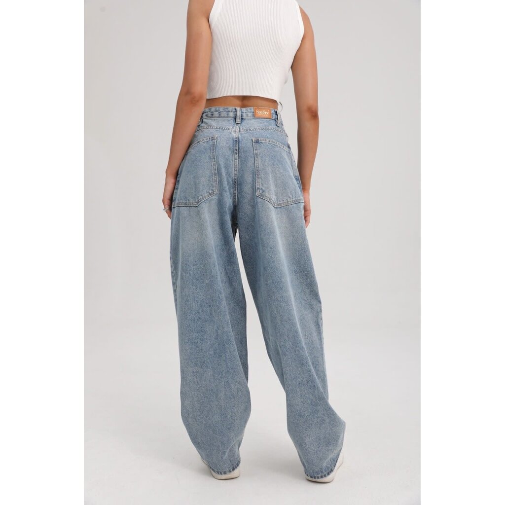 Baggy fit jeans SS - light blue wash