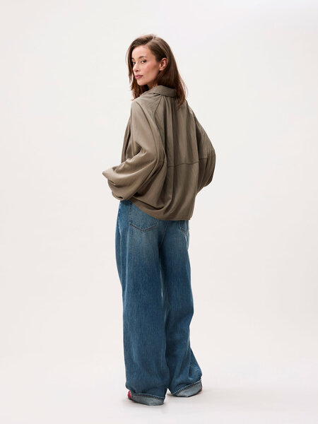 CATWALK JUNKIE Draped blouse 2604022404 Beetle