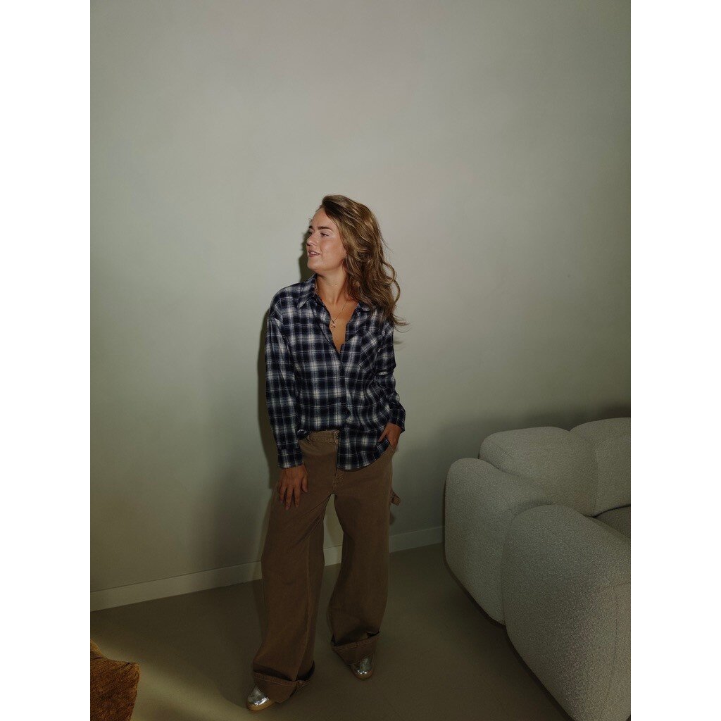 Shirt flanel - navy