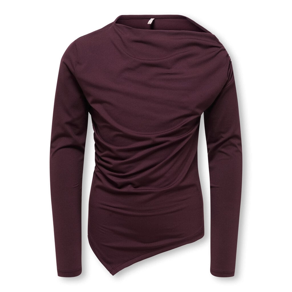 KIDS ONLY KOGLONE LIFE ASYMETRIC L/S TOP JRS 15382335 Fudge