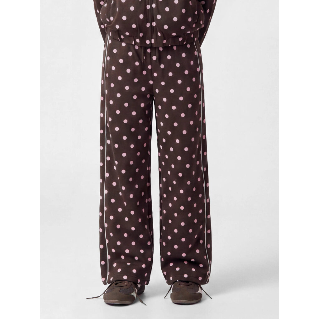 name it NKFONEA WIDE SWE PANT UNB 13266972 Coffee Bean