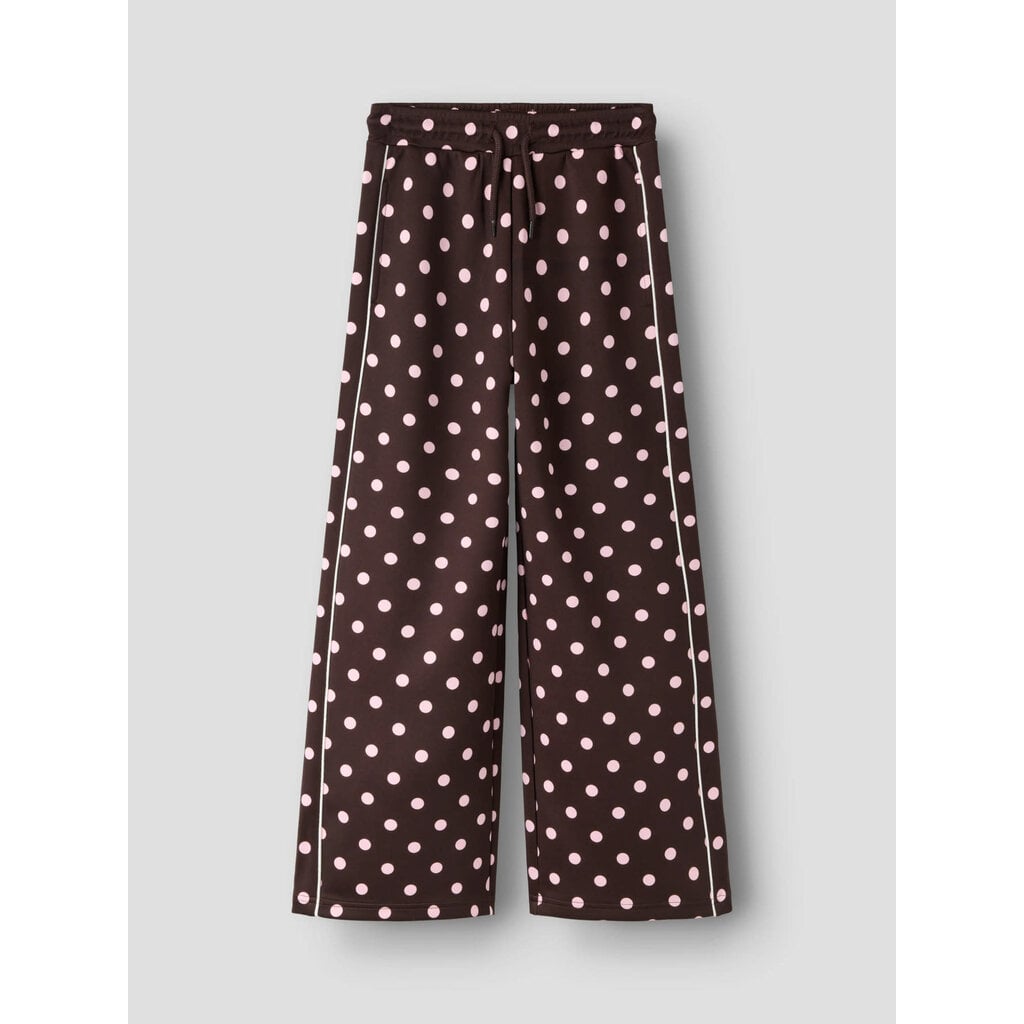 name it NKFONEA WIDE SWE PANT UNB 13266972 Coffee Bean