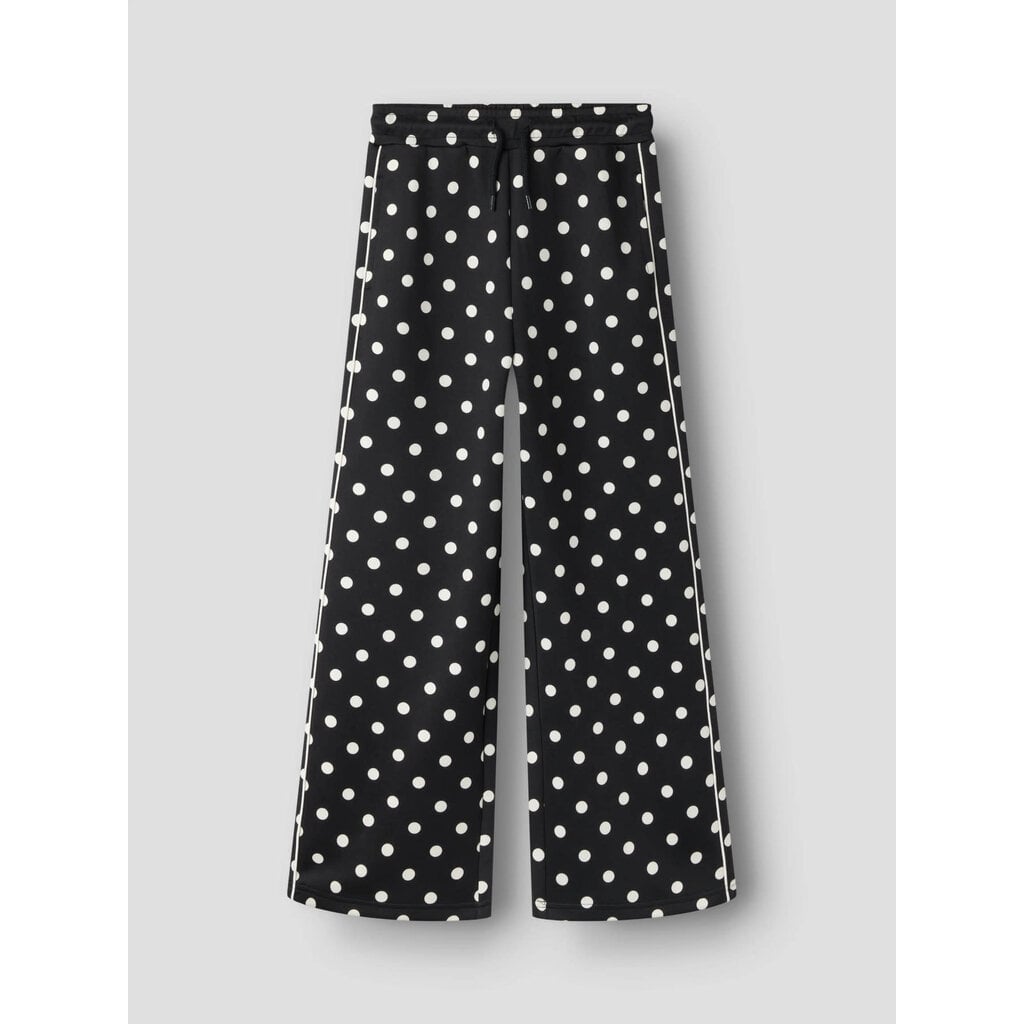 name it NKFONEA WIDE SWE PANT UNB 13266972 Black Beauty