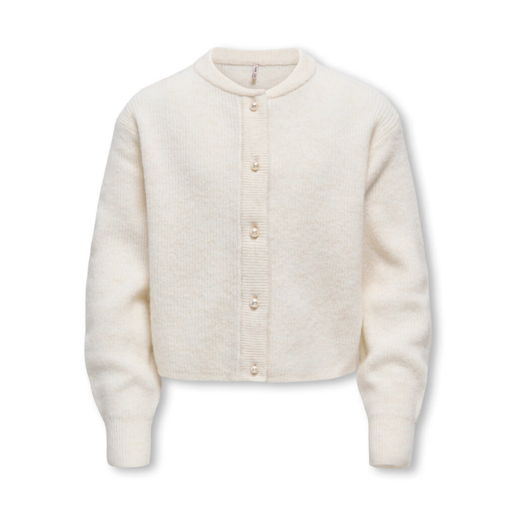 KIDS ONLY KOGLUMI LIFE L/S BUTTON CARDIGAN KNT 15381315 Birch Melange