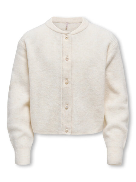 KIDS ONLY KOGLUMI LIFE L/S BUTTON CARDIGAN KNT 15381315 Birch Melange