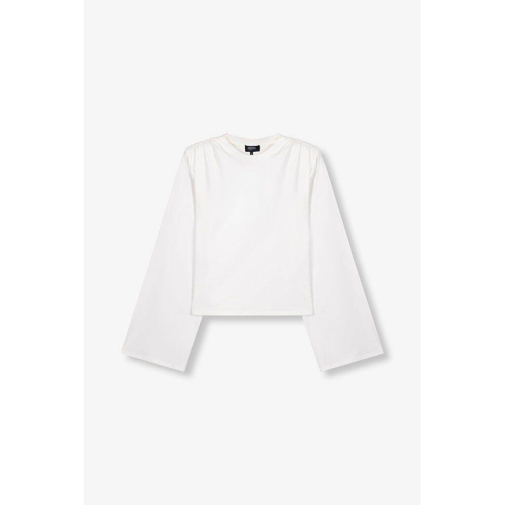 REFINED slim fitted longsleeve AMY (R2610810299) white