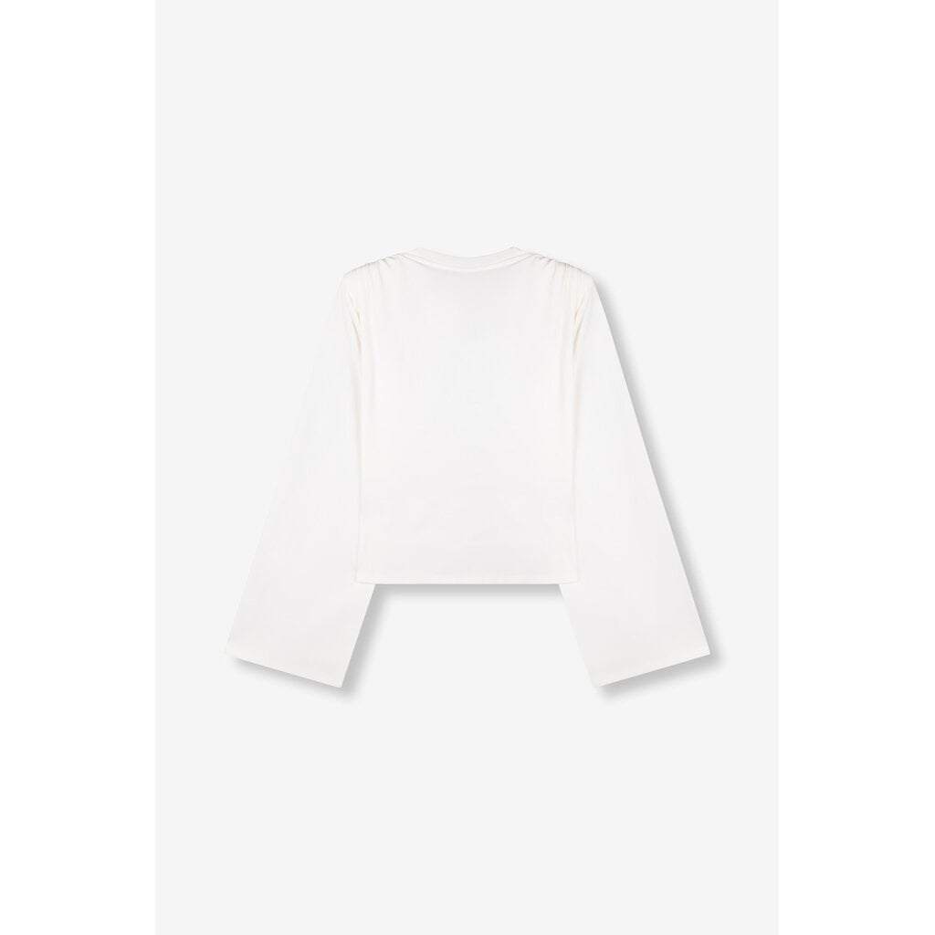 REFINED slim fitted longsleeve AMY (R2610810299) white