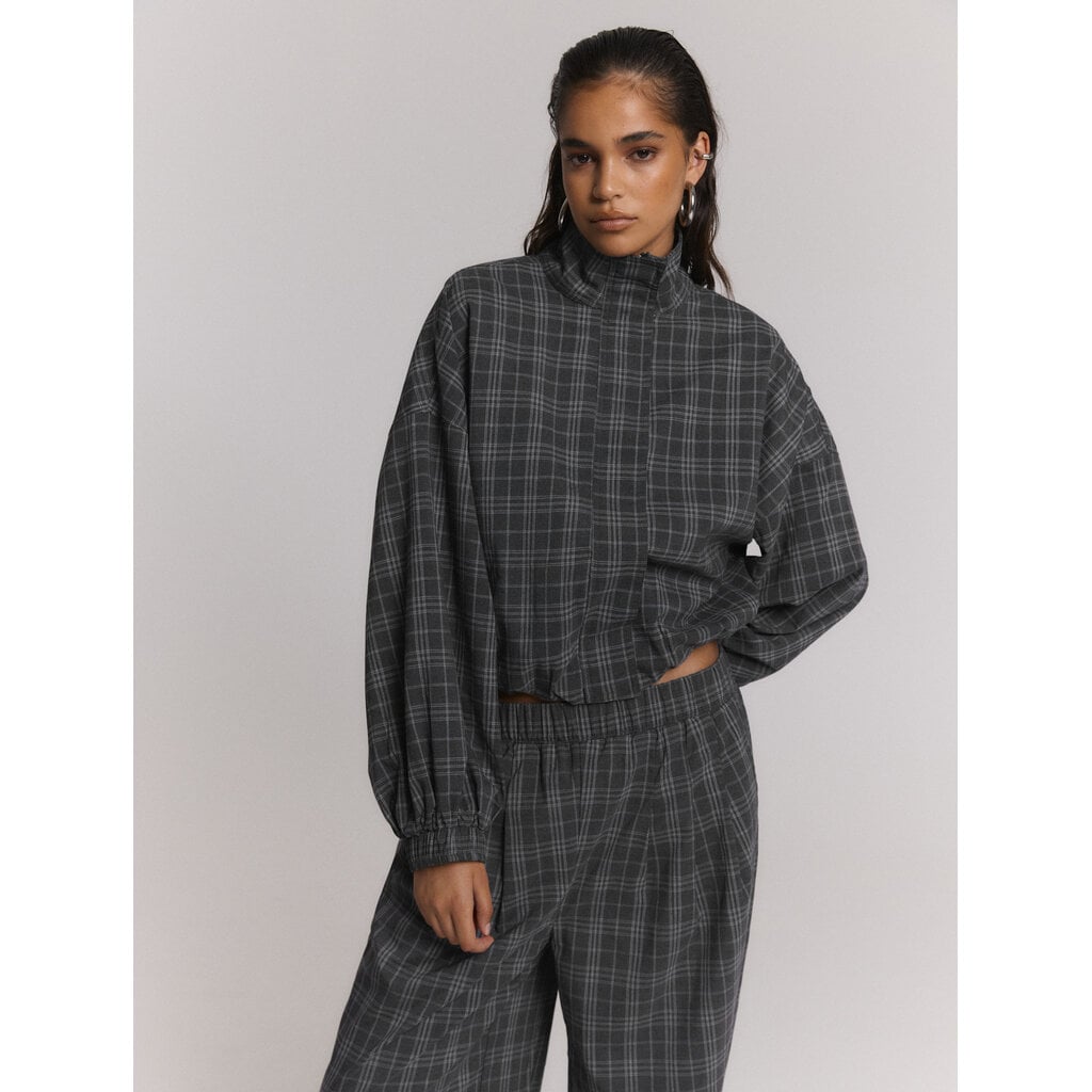 REFINED oversized check jacket SKYE (R2610456303)