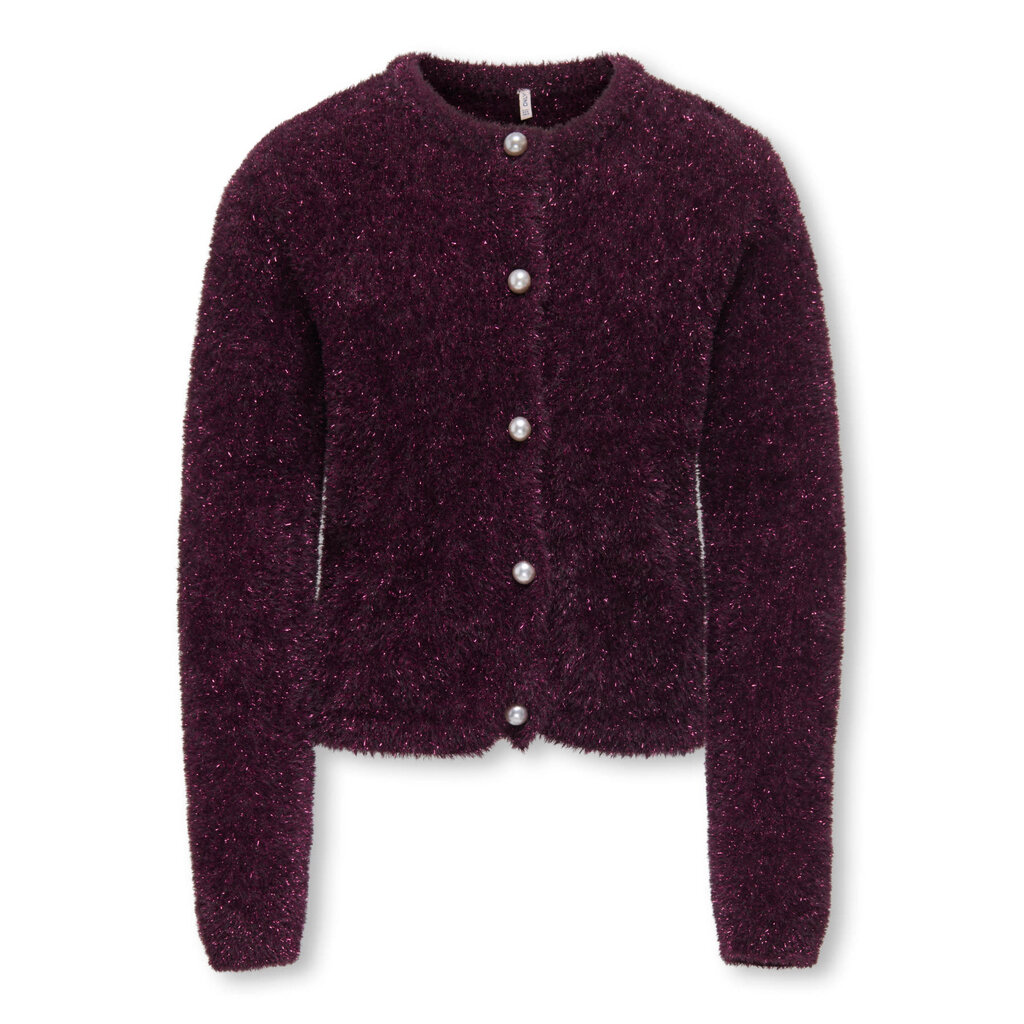 KIDS ONLY KOGPIUMO GLITTER L/S CARDIGAN KNT 15380179 Winetasting Winetasting Glitter