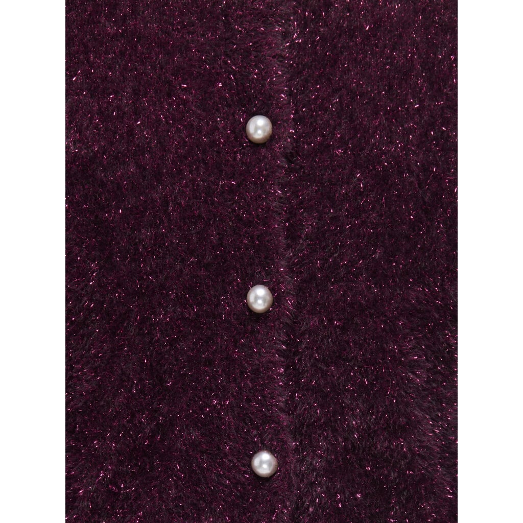 KIDS ONLY KOGPIUMO GLITTER L/S CARDIGAN KNT 15380179 Winetasting Winetasting Glitter