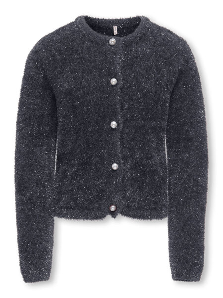 KIDS ONLY KOGPIUMO GLITTER L/S CARDIGAN KNT 15380179 Black Black Glitter