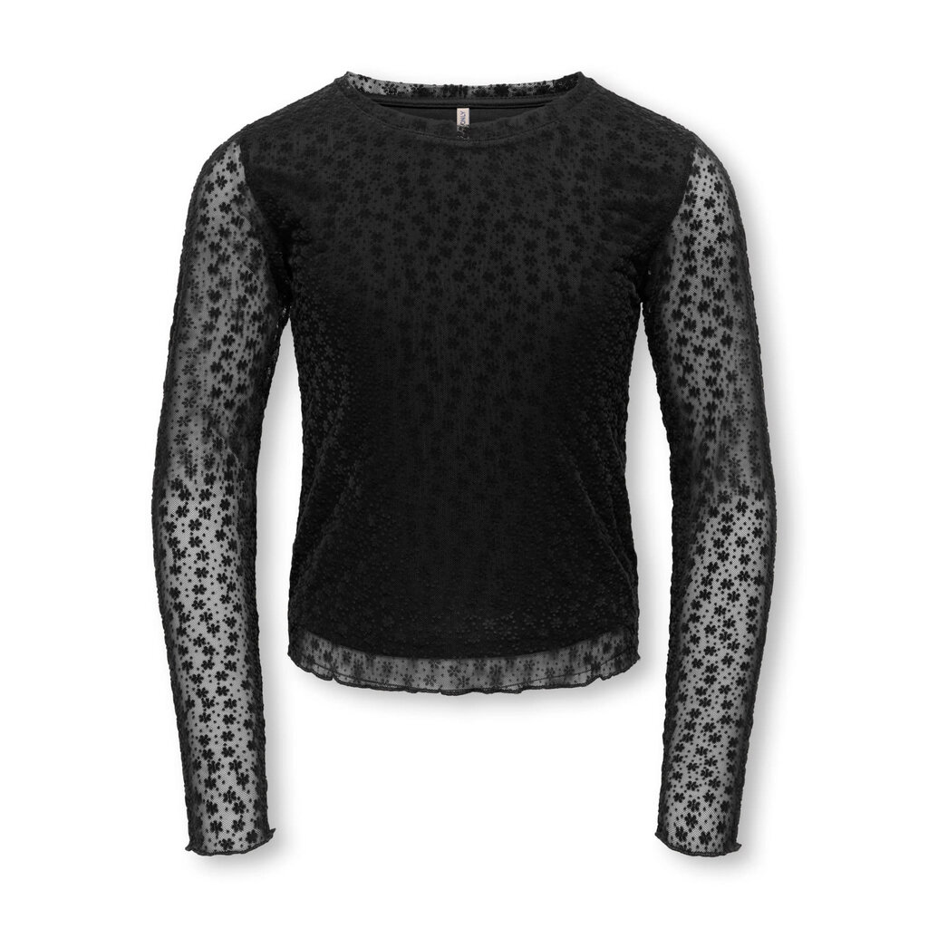 KIDS ONLY KOGTONYA LS LACE TOP JRS 15383415 Black