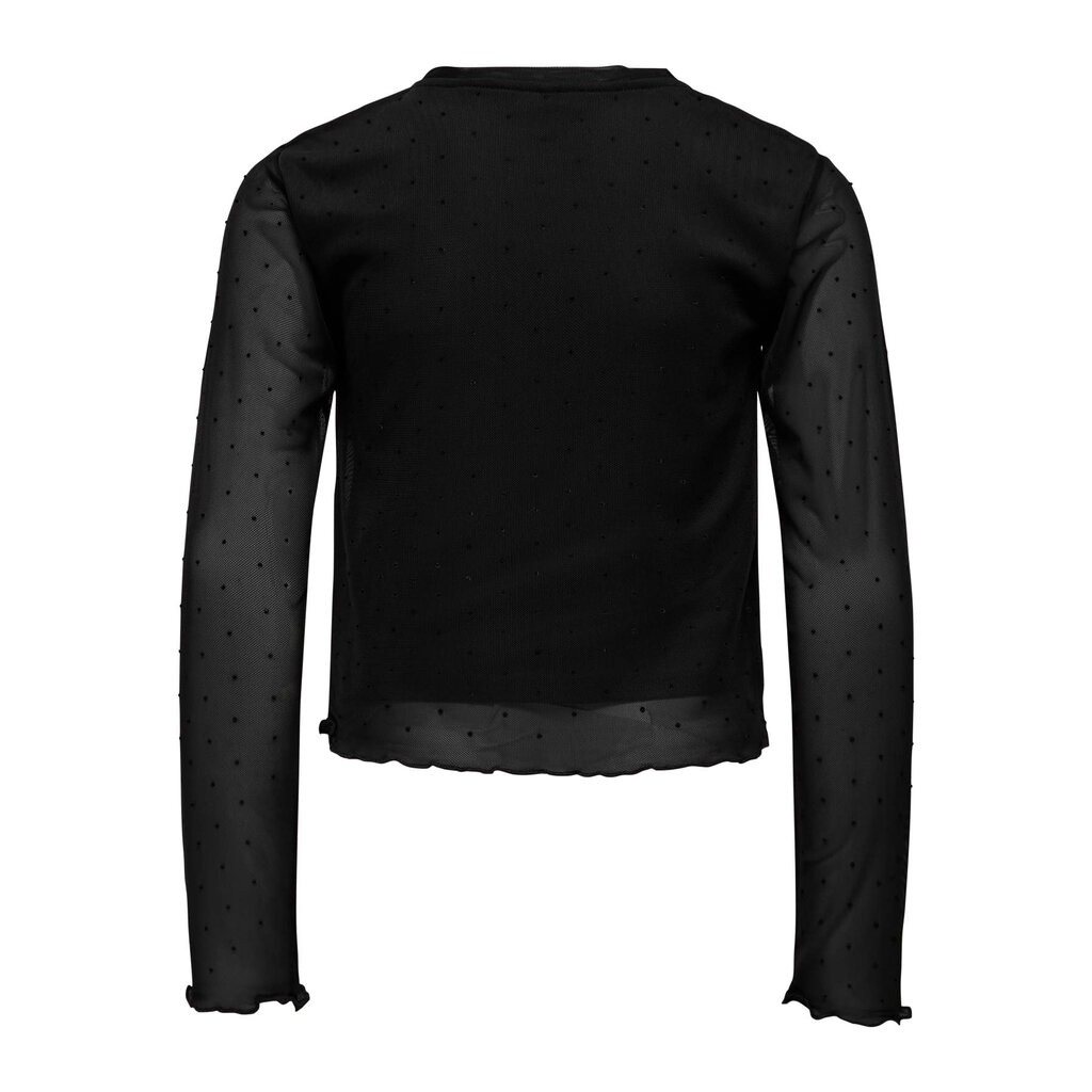 KIDS ONLY KOGJADA LIFE L/S RHINESTONE MESH TOP JRS 15361699 Black DTM Rhinestones