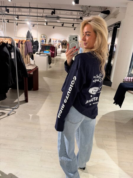 Longsleeve oversized - navy