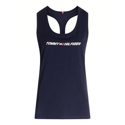 TOMMY HILFIGER Cool racerback tank top desert sky