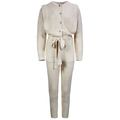 JAIMY Cable knit jumpsuit beige