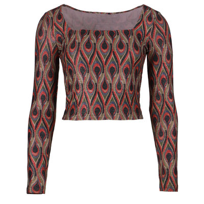 JAIMY Amaya printed sparkle top red