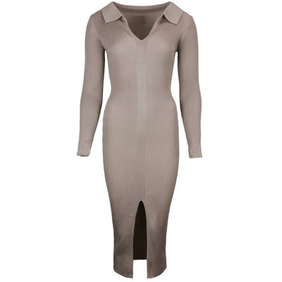 JAIMY Chana knitwear dress cognac