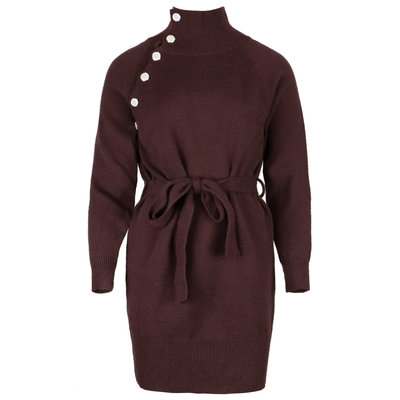 JAIMY Sylvia sweater dress brown