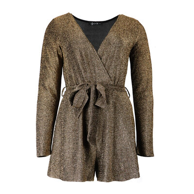 JAIMY Amber sparkle jumpsuit gold