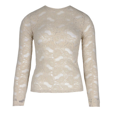 JAIMY Lilah lace top beige