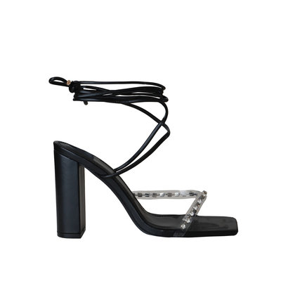 JAIMY Diamond detail heels black
