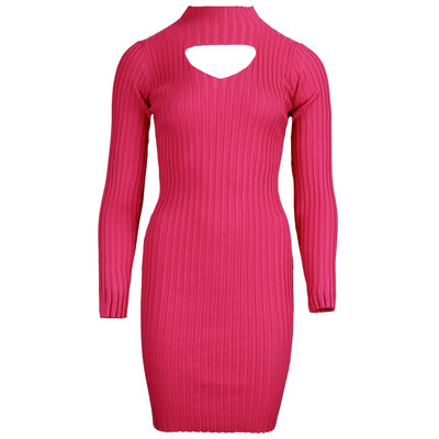 JAIMY Sadie cut out knitwear dress fuchsia