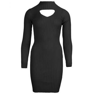 JAIMY Sadie cut out knitwear dress black