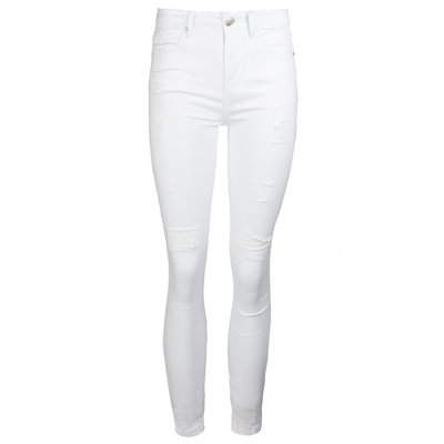 JAIMY Ripped skinny jeans white