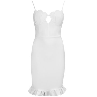 JAIMY Elliott bandage dress white