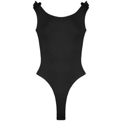 JAIMY Flower detail low back body black