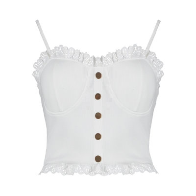 JAIMY Cynthia crop top white