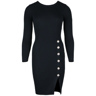 JAIMY Claire knitwear dress black