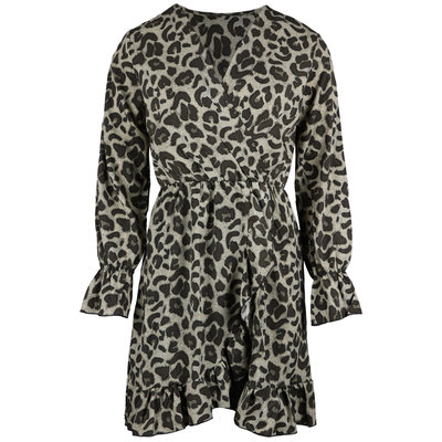 JAIMY Diede dress leopard army