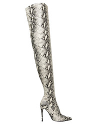 Dominique boot natural snake - jaimymode.nl