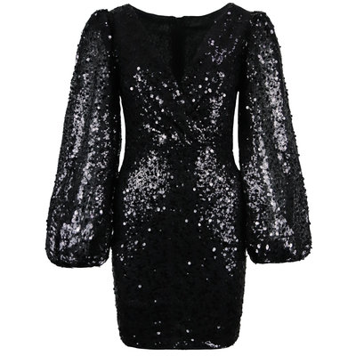 JAIMY Legacy sequin dress black