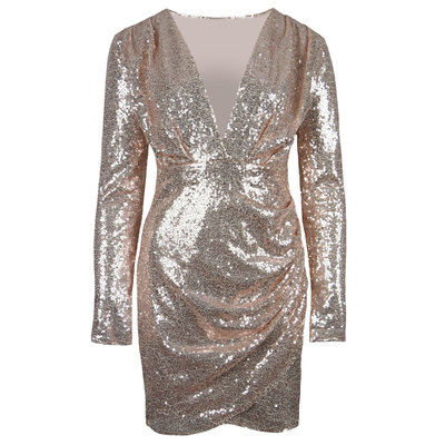 JAIMY Gianna sequin dress rose